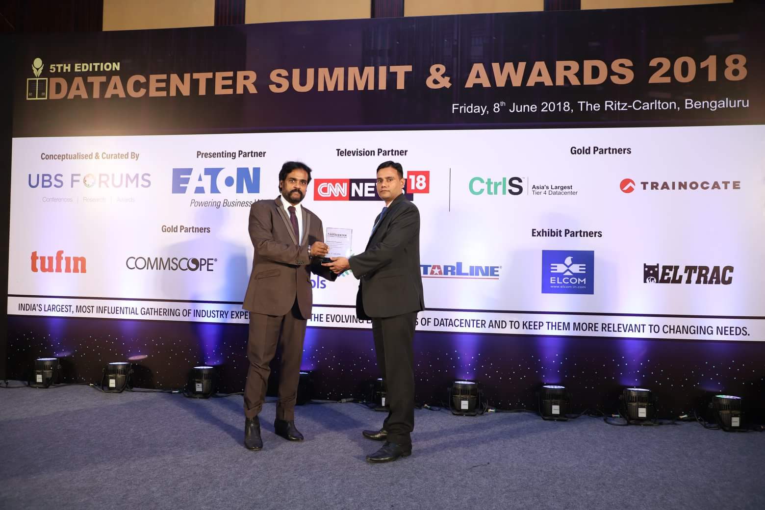 Indo Asia Global Technologies DATA CENTRE SUBMIT & Awards 2018  BENGALURU, in INDIA for BEST IT Infrastructures & Software Management